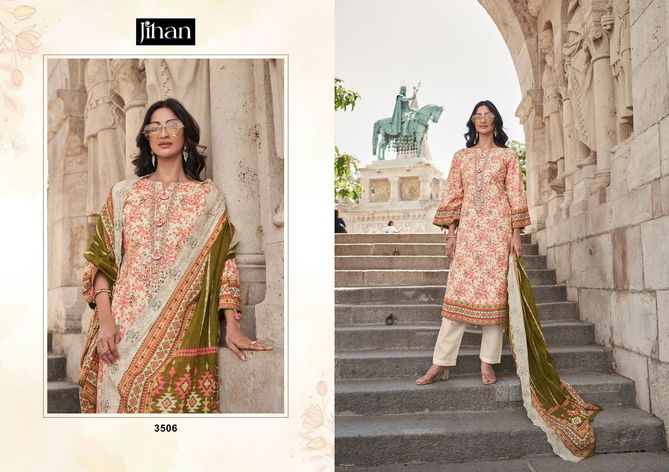 Bin Saeed Vol 13 By Jihan Embroidery Lawn Printed Pakistani Suits Wholesale Price In Surat
